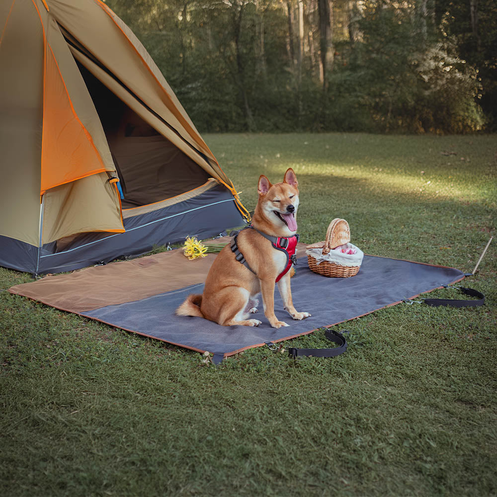 Classic Retro -Waterproof Camping & Car Dual-Use Back Seat Cover