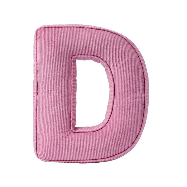Corduroy Soft Hugging Letter Sofa Pillow