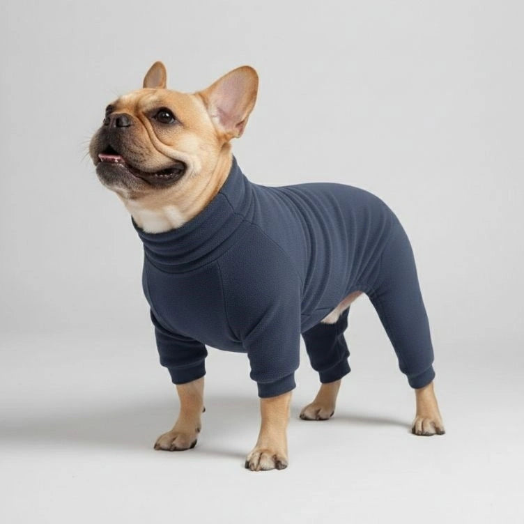 Pajamas per cani in pile accogliente - abbigliamento per il sonno perfetto per cani di grosso