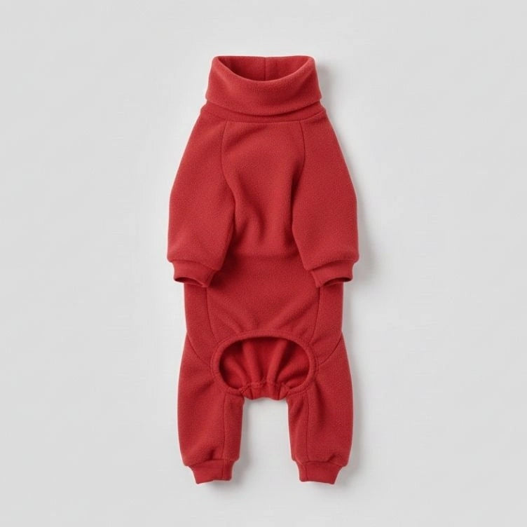 Pajamas per cani in pile accogliente - abbigliamento per il sonno perfetto per cani di grosso