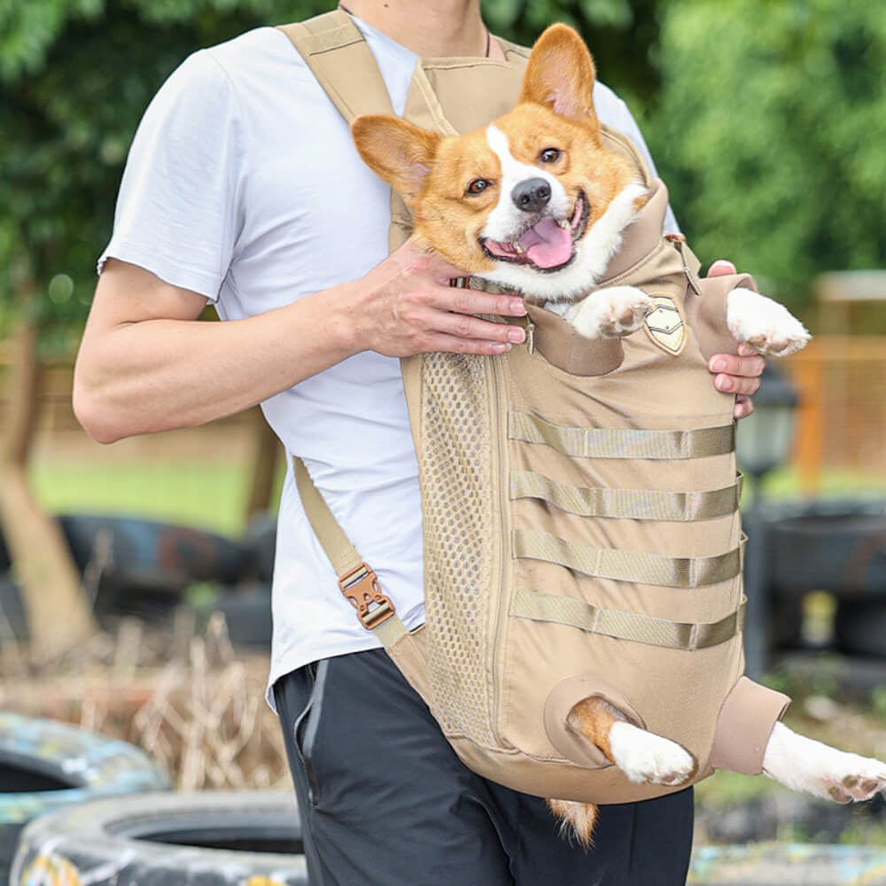 Dog Breathable Tactical Carrier Backpack