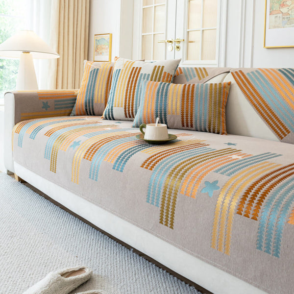 Cubierta de protector contra muebles anti-Slip de muebles anti-Slip Anti-Slip Anti-Slip Chenille