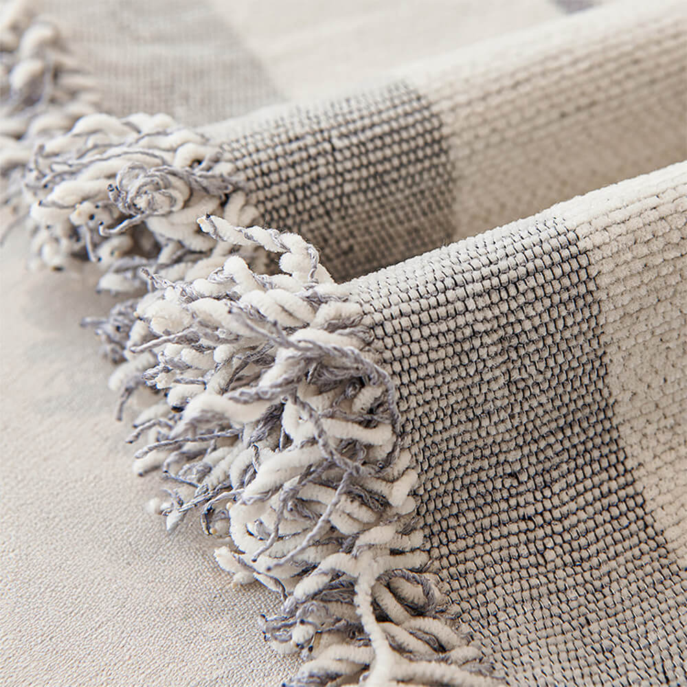 Patrón geométrico de geométrico Chenille Trow Couch Couch