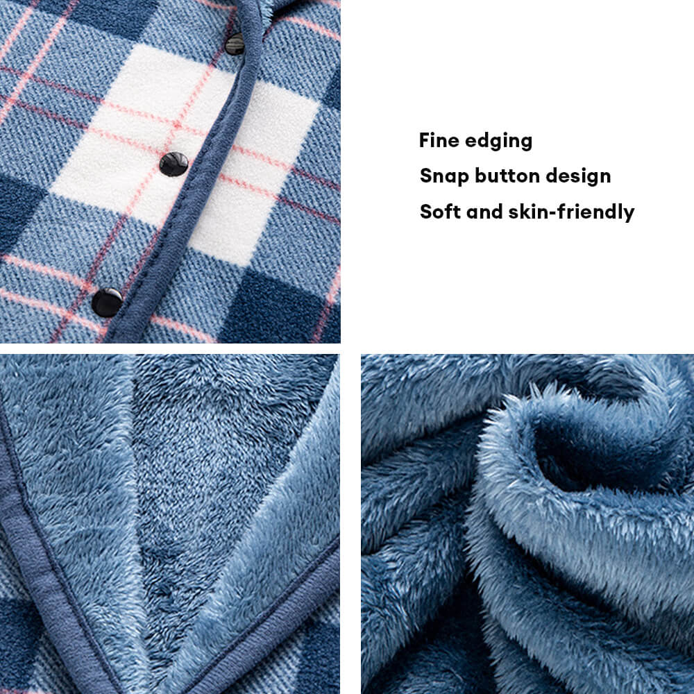 Classic Plaid Soft Flannel Multi-Purpose Nap Throw Blanket