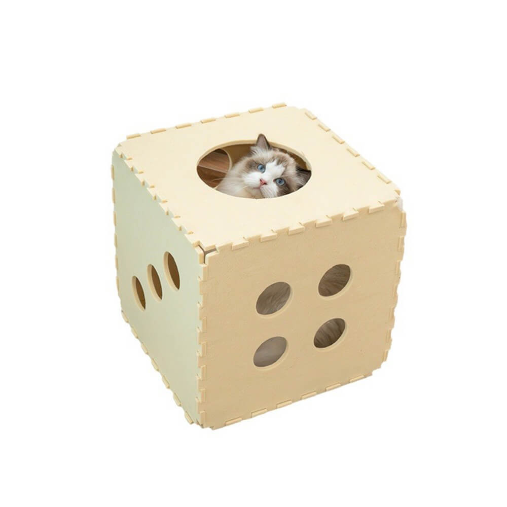 Removable Multifunctional Scratch-Resistant Felt Cloth Cat House Cube