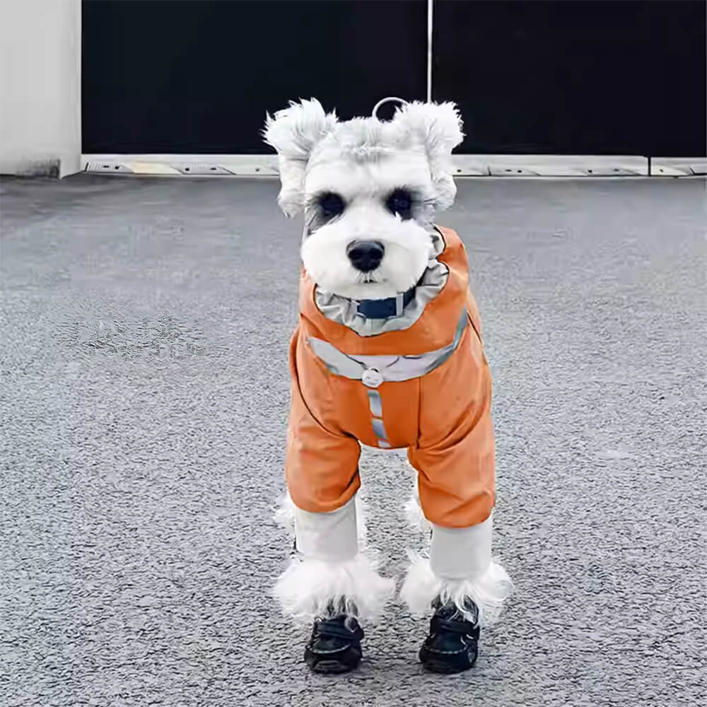 Four-Legged Waterproof Reflective Adjustable Fit Outdoor Dog Jumpsuit