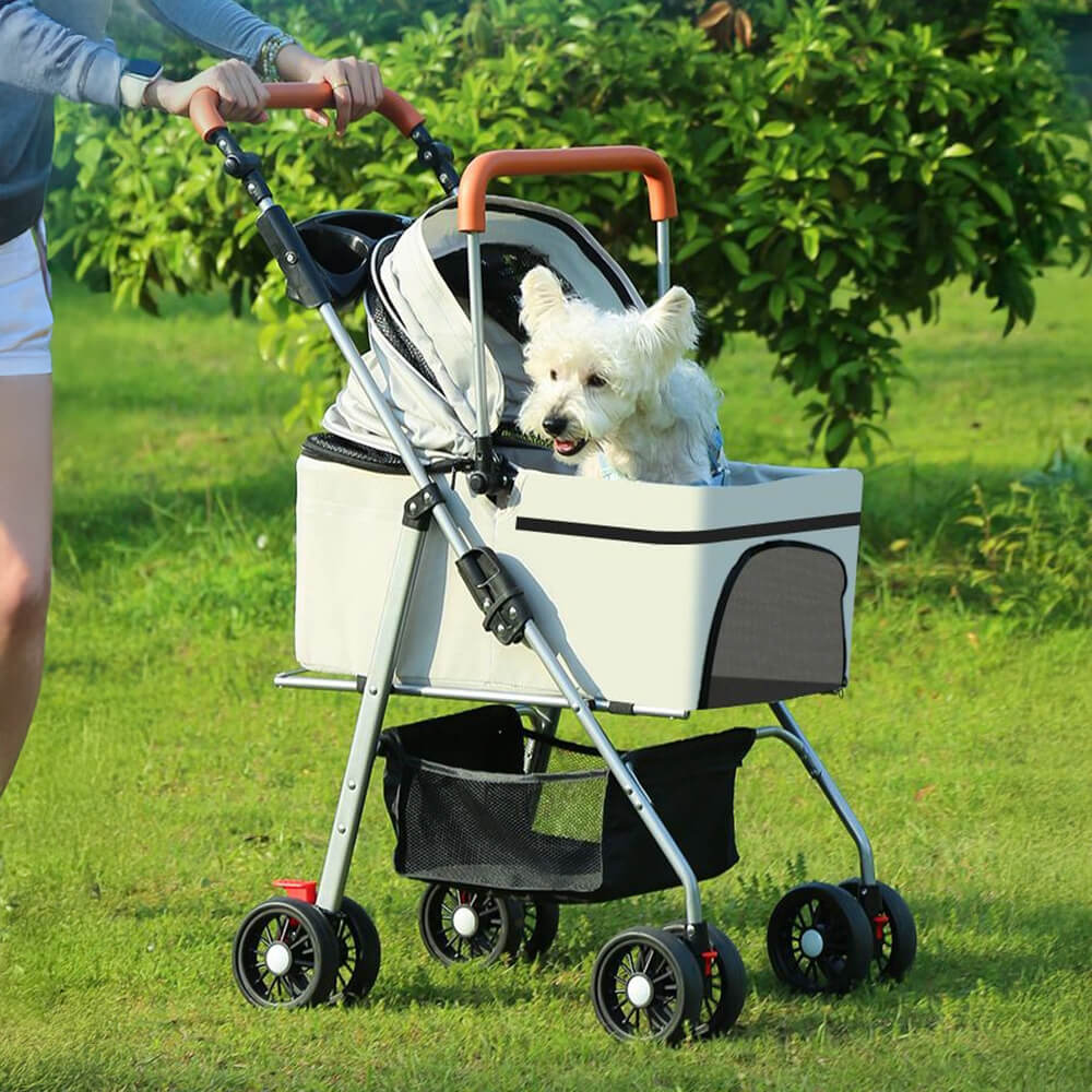 Outdoor Multifunctional Lightweight Foldable And Detachable Pet Stroller