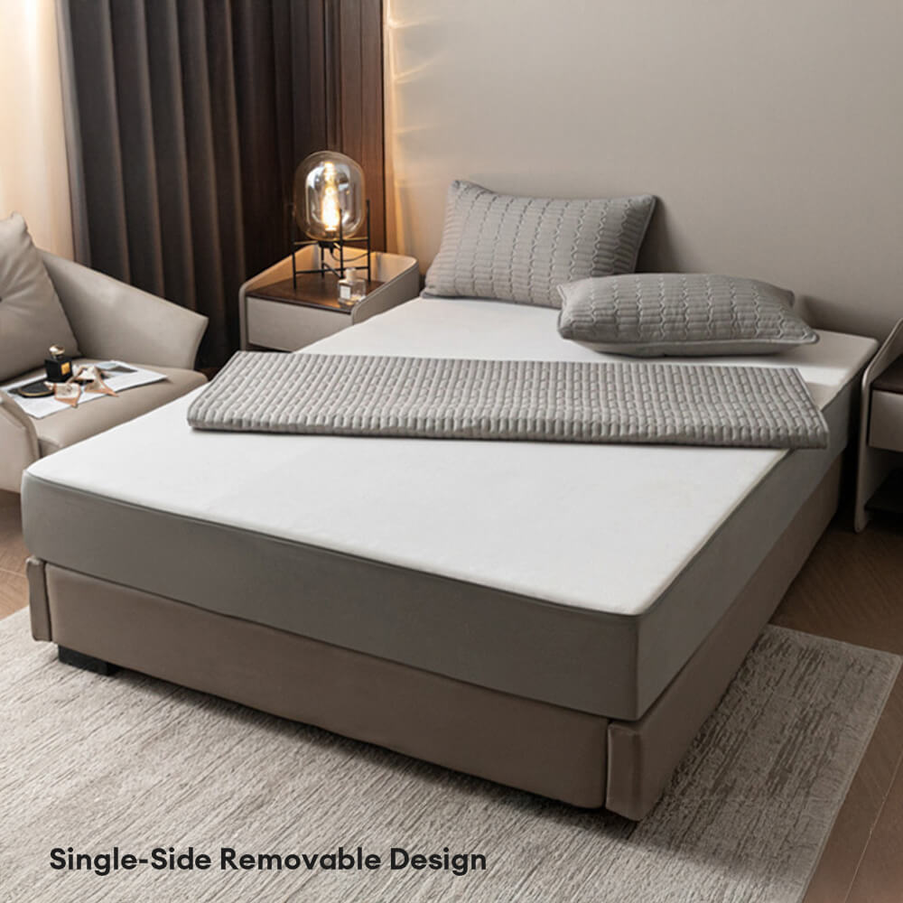 Suave & Protector de colchón antibacteriano, impermeable y con cremallera