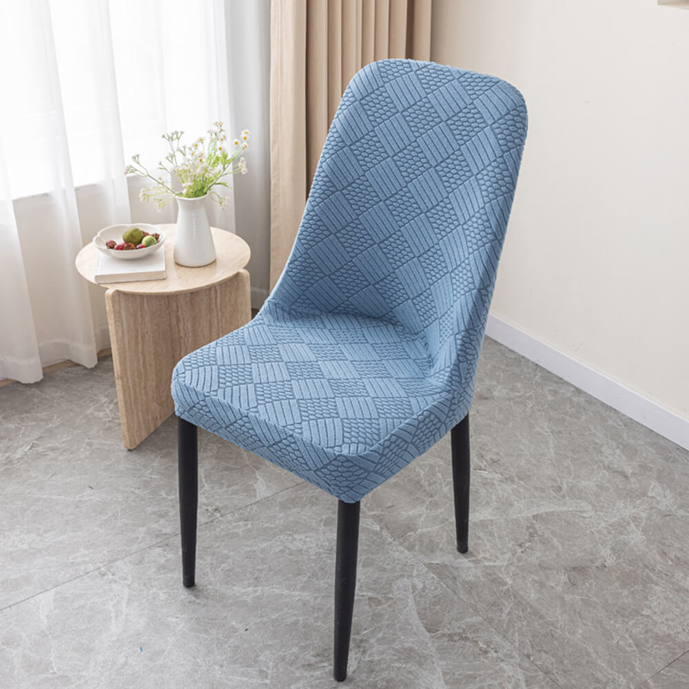 Stretch Jacquard Dining Chair Protector Removable Washable Parson Chair Slipcover