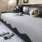Water-repellent Teddy Fleece Non-Slip Straight Couch Cover