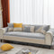 All Seasons Water-Resistant Colorblock Anti-Slip Couch Cover for Pets and Kids