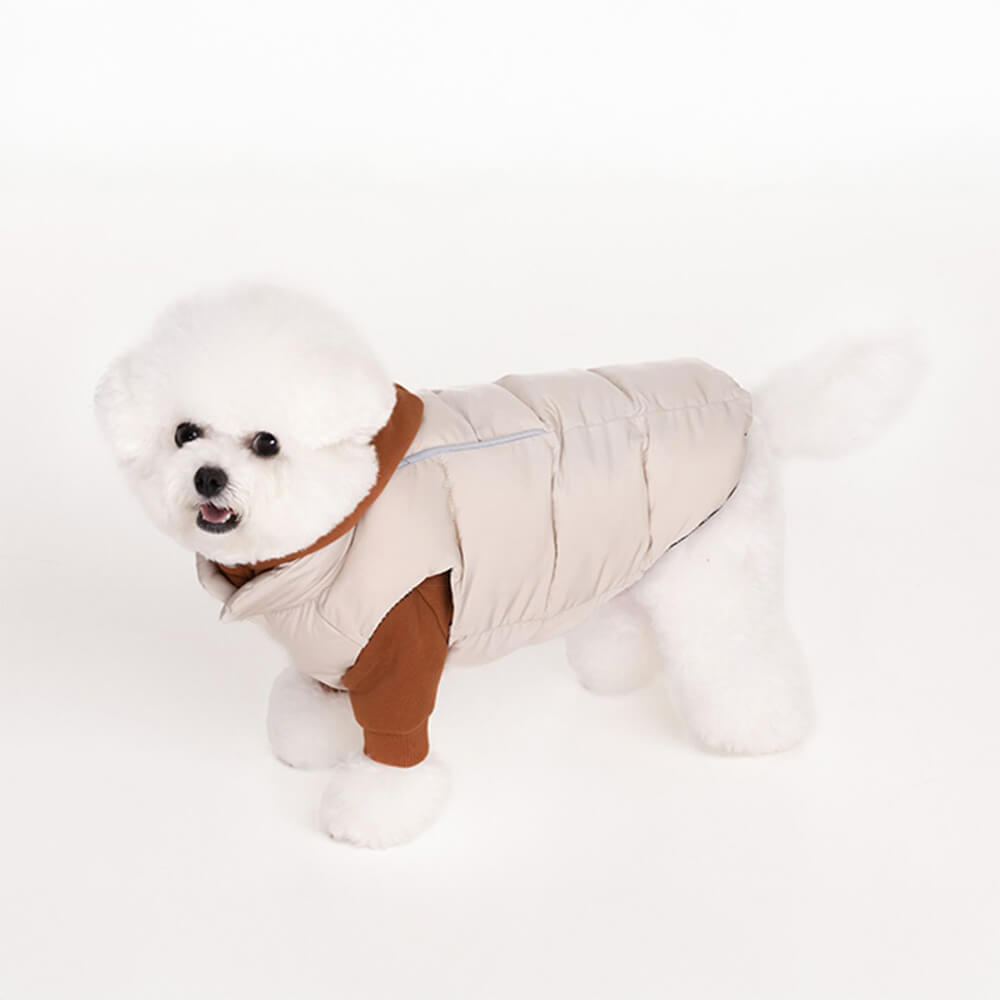 Casual Waterproof Reflective Stripes Warm Cozy Lightweight Dog Jacket