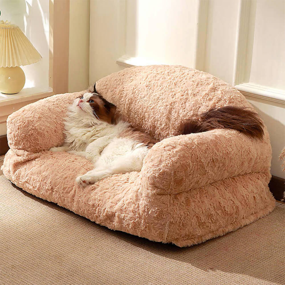 Cozy Full Support Warm Removable Washable Dog & Cat Sofa Bed