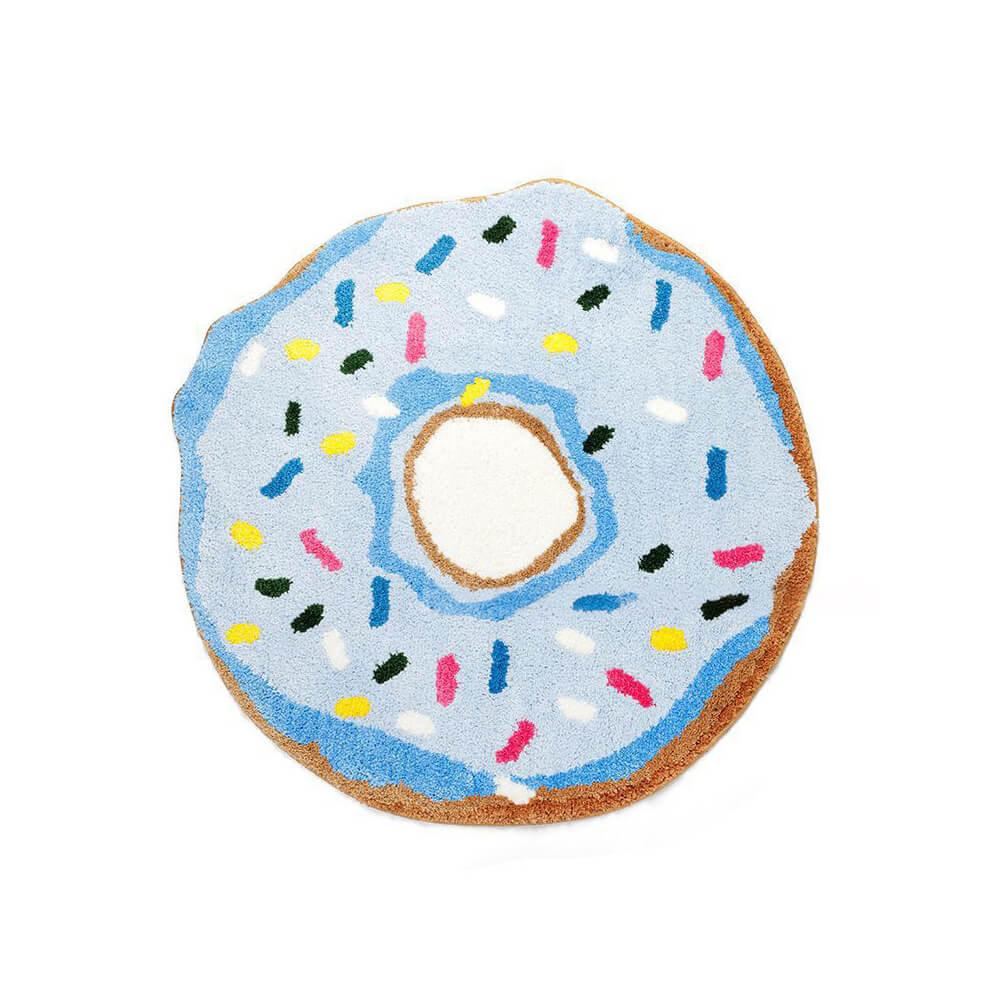 Donut Flocked Non-Slip Living Room Decorative Carpet