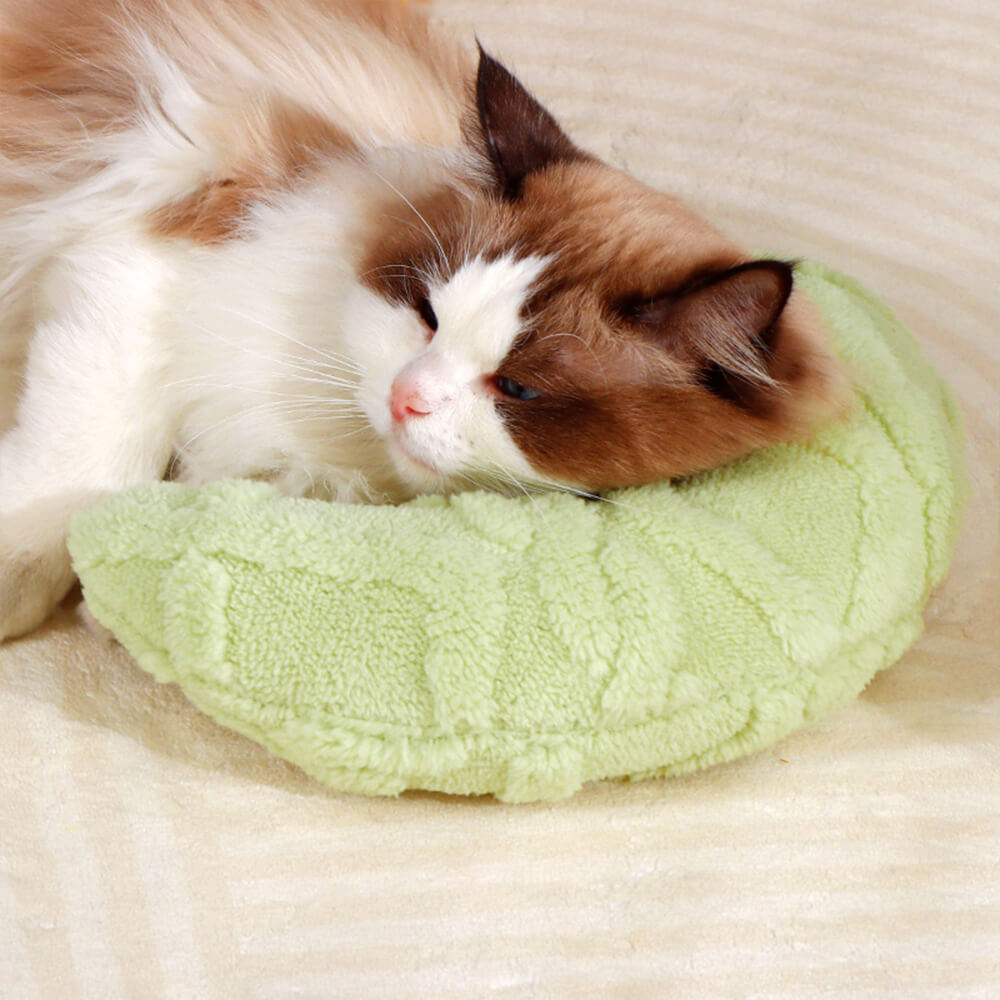 Double-Sided Cozy Anti-Static Dog & Cat Blanket With Neck Support Pillow