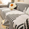 Herringbone Cozy Full-Wrap Stretch Magic Couch Cover