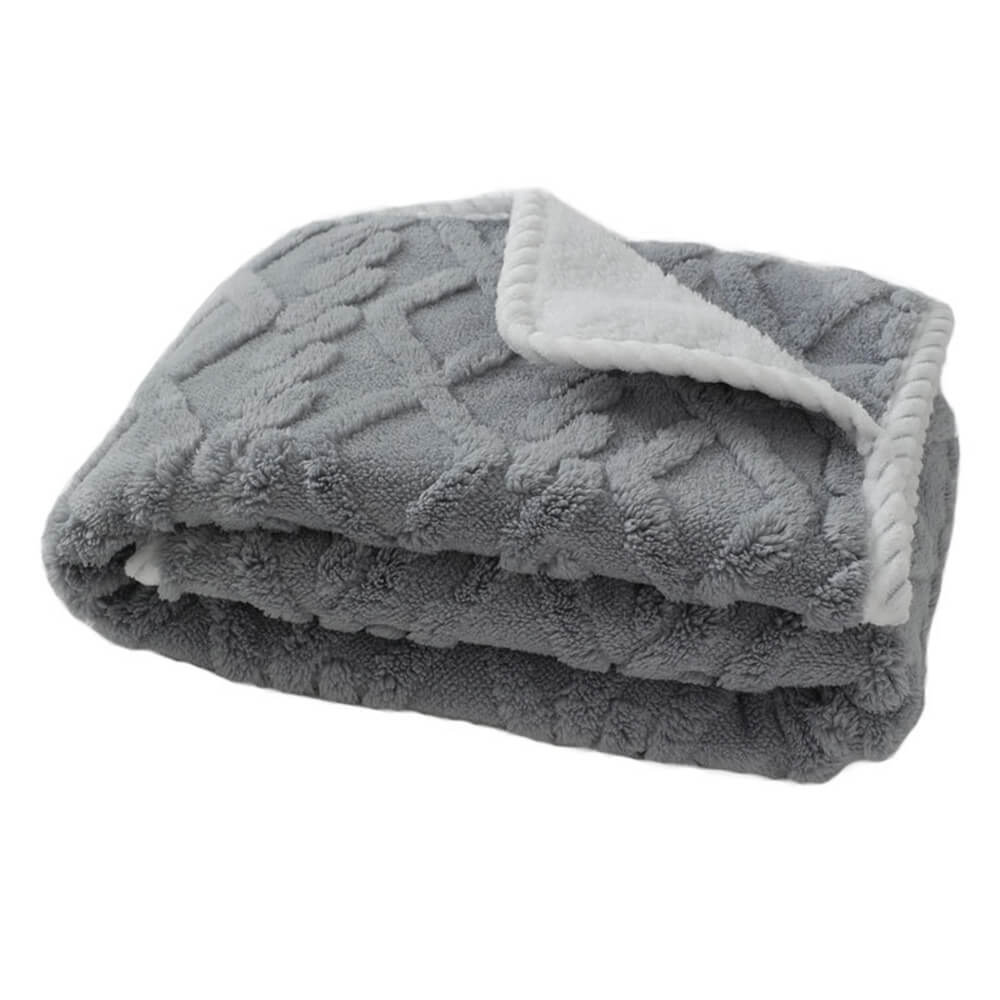 Luxurious Waterproof Soft Warm Polar Fleece Dog Blanket