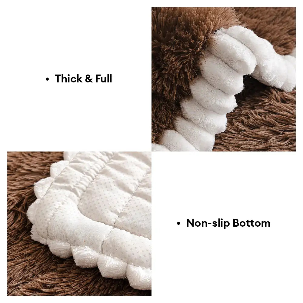 Luxury Fluffy Plush Thickened Comfortable Non-Slip Couch Cover