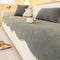 Minimalist Herringbone Chenille Non-Slip Wavy Edge Couch Cover