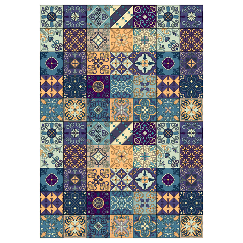 Moroccan Style Home Decor Carpet Anti-Slip Living Room Rug