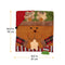 Playful Christmas Decoration Elk Snowman Chair Back Cover