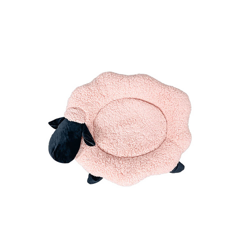 Sheep Shaped Cotton Velvet Warm Multi-Functional Dog & Cat Mat