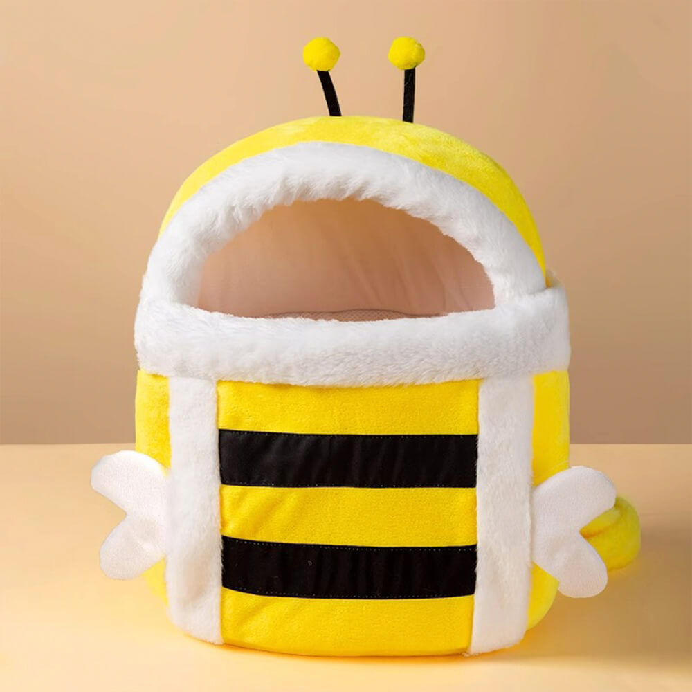 Soft Plush Bee Style Warm Breathable Dog & Cat Carrier Bag