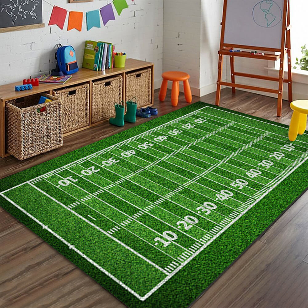 Sports Series Anti-Slip Scratch-Resistant Home Decor Carpet