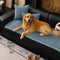 Square Corduroy Anti-Scratch Fabric Pet Friendly Non-Slip Couch Cover