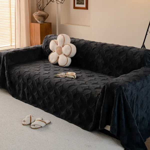 Star Series Plush Multifunctional Sofa Protective Couch Cover