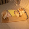 Teddy Fluffy Deep Sleep Large Space Pillow Dog Bed - Honey Amber