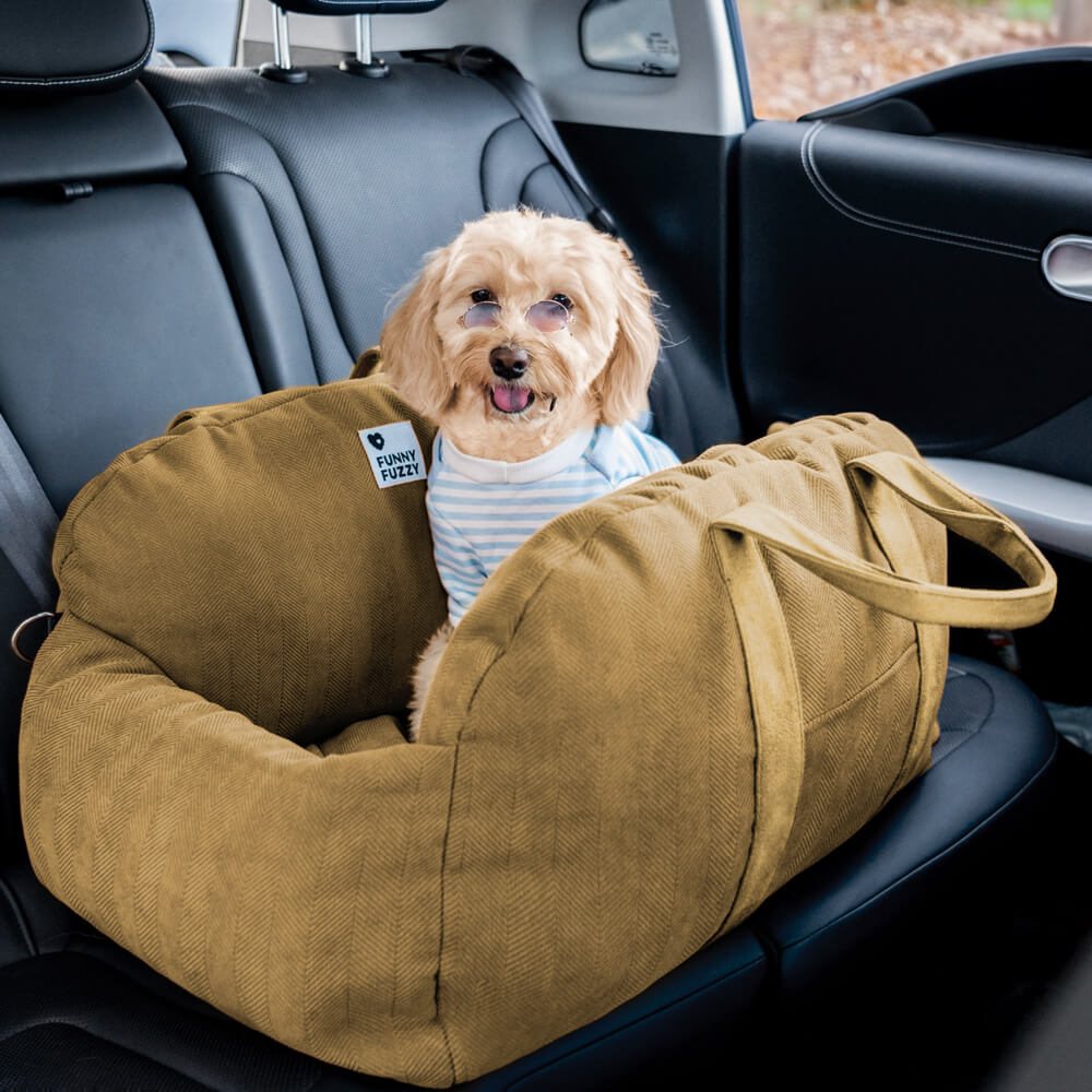 Fischgräten-Reisepolster, Sicherheits-Autositz für Welpen und Hunde