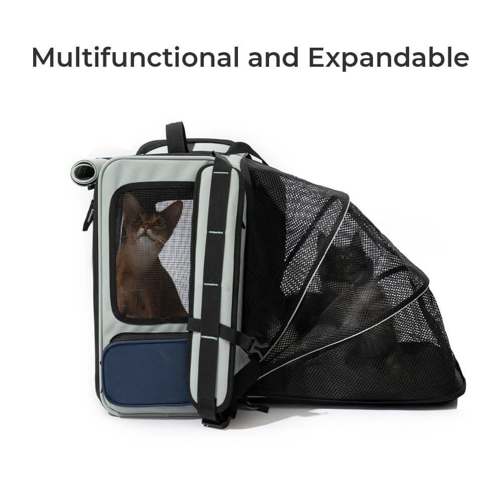 Multi-function Expandable Large Space Outdoor Pet Bag Cat Backpack