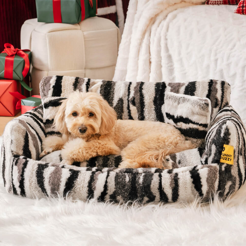 Nordic Fluffy Extra Large Cozy Dog & Cat Sofa Bed