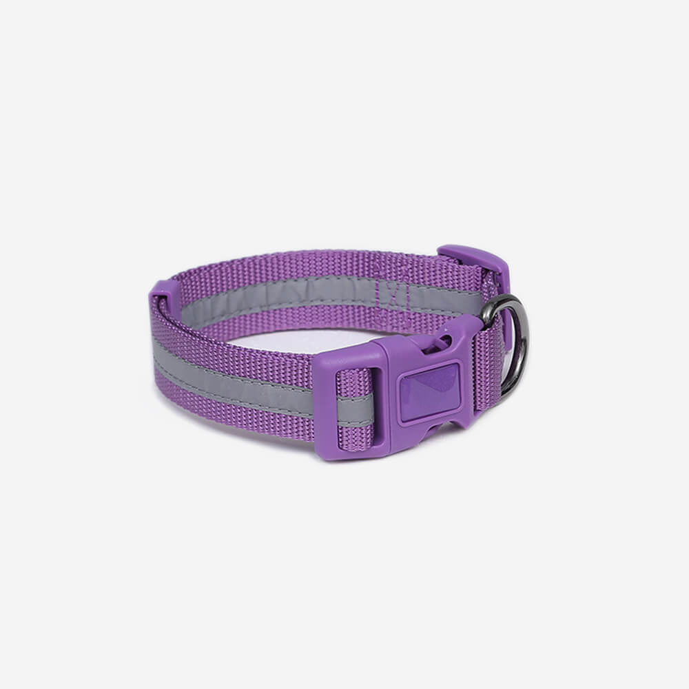 Nylon Adjustable Reflective No-Pull Dog Harness Collar and Leash