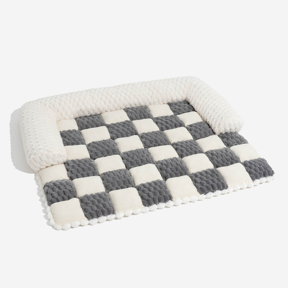 Tapis pour chien protecteur de canapé confortable à carreaux - SnugPad