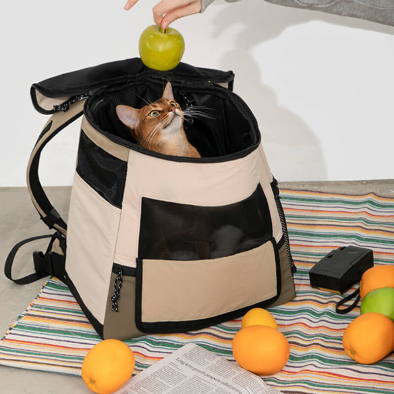 Portable Outdoor Pet Travel Bag Waterproof Cat Backpack