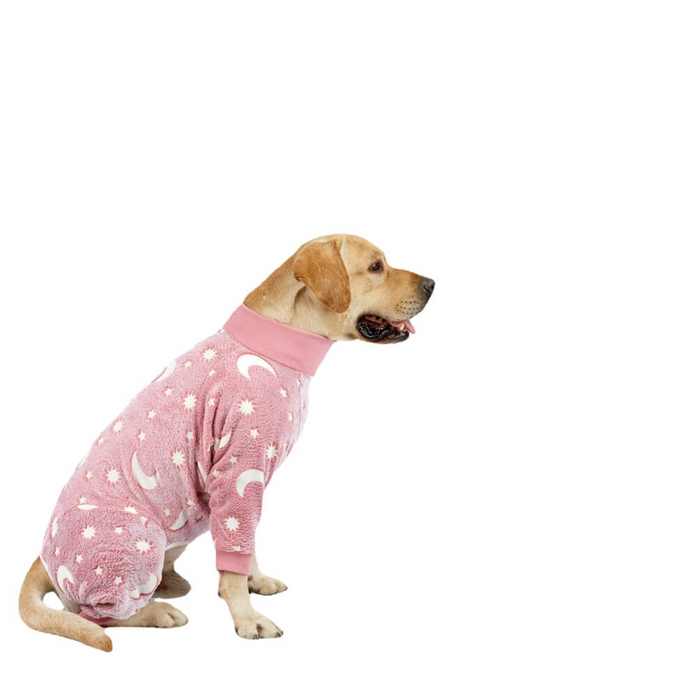 Pyjama doux et confortable pour chien Lune et étoiles – Parfait pour un confort tout au long de l'année.