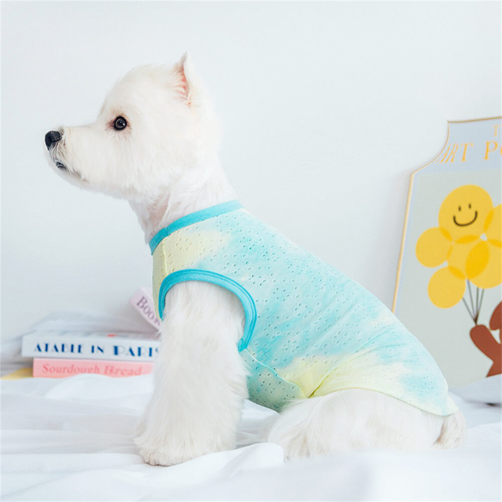 Tie-Dye Dog Tank Top - Lightweight and Stylish Summer Wear