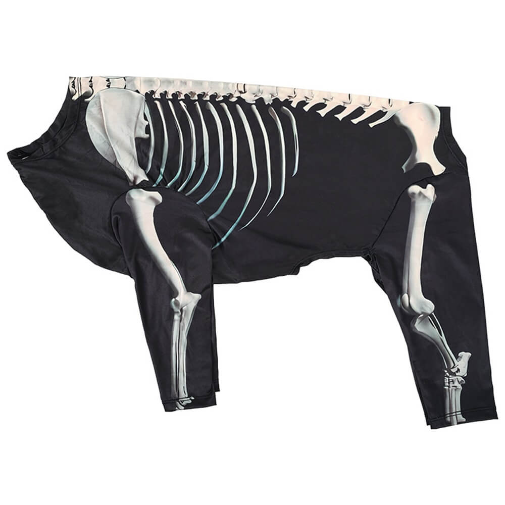 Elastic Skeleton Halloween Costume for Big Dogs