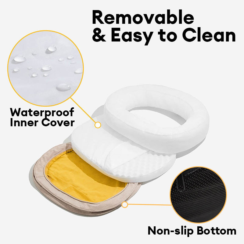 Cama para perros ortopédico de donas