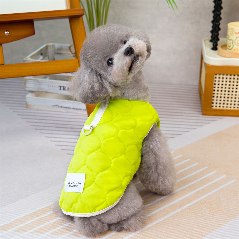 Reflective Quilted Dog Vest – Lightweight and Perfect for Outdoor Adventures!