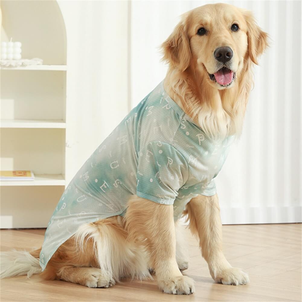 Ropa para mascotas ligera y transpirable de verano