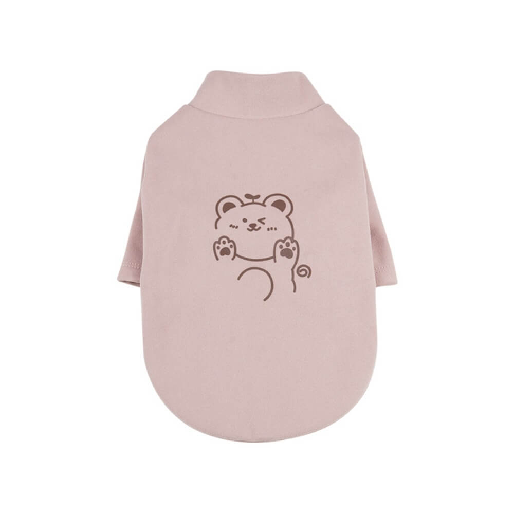 Cute Bear Print Dog T-Shirt – Soft and Stylish for Everyday Comfort