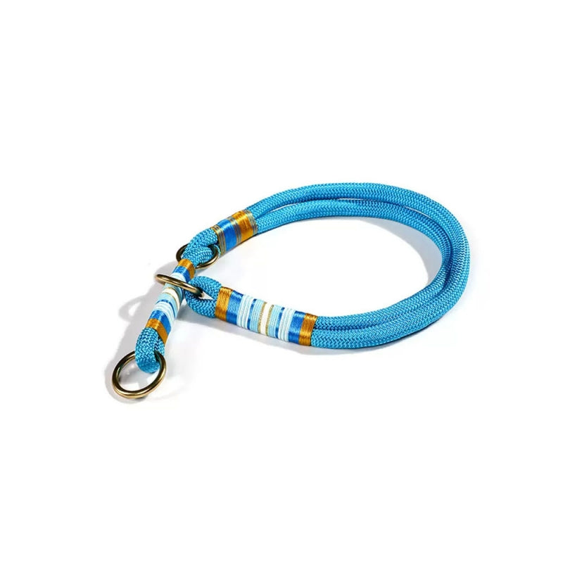 Corde tressée tricotée à la main, accessoires pour chiens Cool, collier d'entraînement sans traction