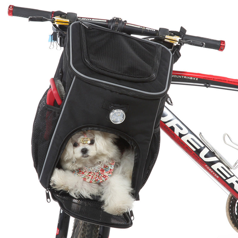 Multifunktionale Fahrradträger-Rucksacktasche für Hund und Katze