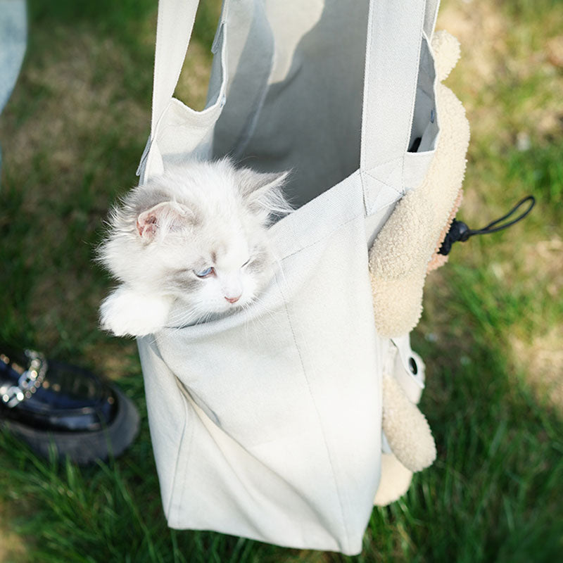 Bolsa de transporte para mascotas de diseño de viaje transpirable portátil