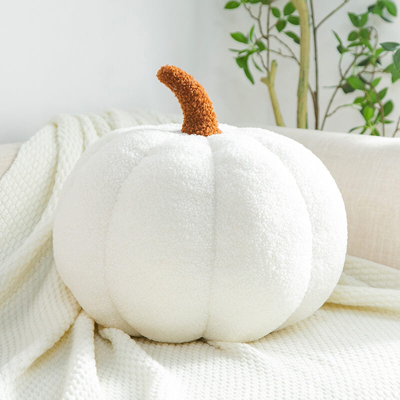 Teddy Fleece Pumpkin Pillow Sofa Pillow