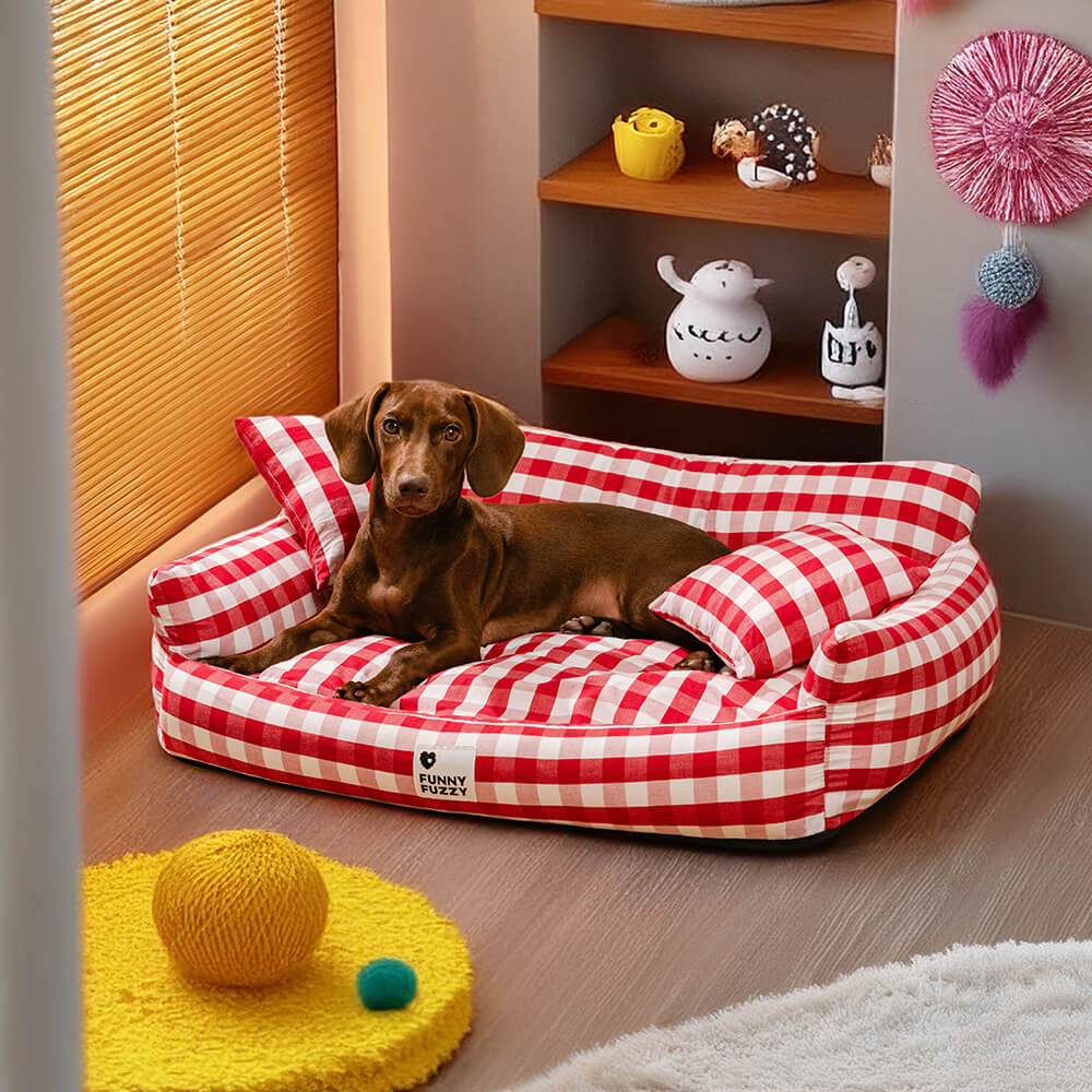 Good Things Linen Breathable Comfort Pet Sofa Bed Dog Bed