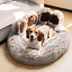 Large Round Dog Bed - Fuzzy Paw - FUNNYFUZZY